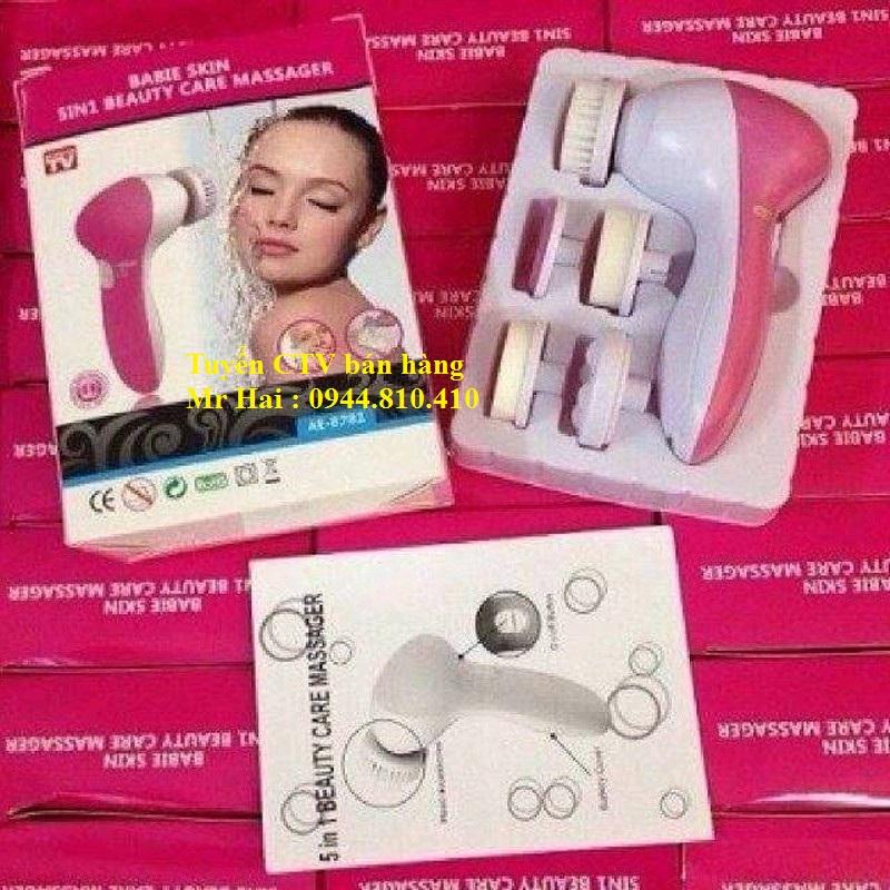 Máy Rửa Mặt 5 in 1,Máy massage mặt,Máy tạo bọt rửa mặt phụ nữ