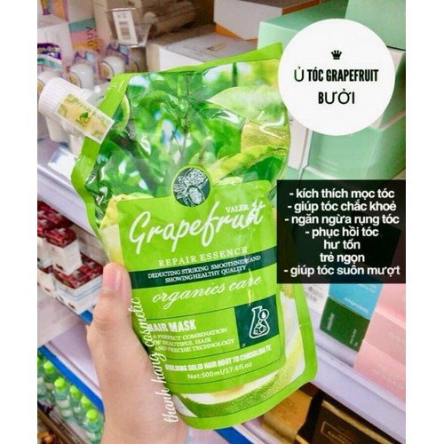 [HCM]Ủ Tóc Bưởi Grapetruit Phục Hồi Tóc ủ bưởi hấp ủ bưởi Mềm Mượt Tóc Kem hấp xả phục hồi tóc hư tổn