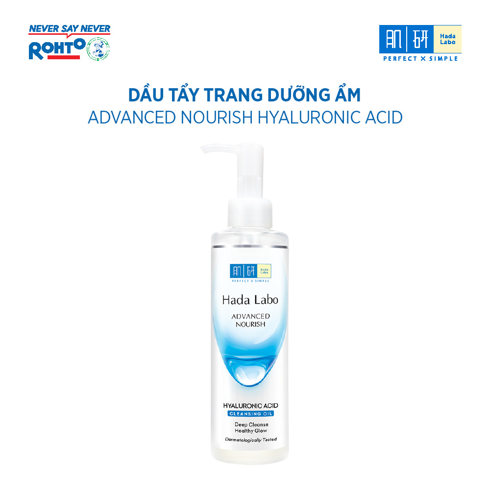 Dầu tẩy trang dưỡng ẩm Hada Labo Advanced Nourish Hyaluronic Acid Cleansing Oil 200ml