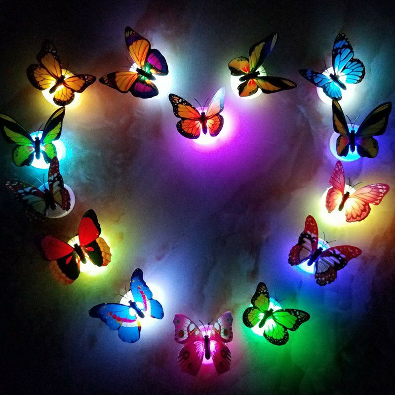 [HCM]Set 2 bươm bướm có đèn Led nhiều màu