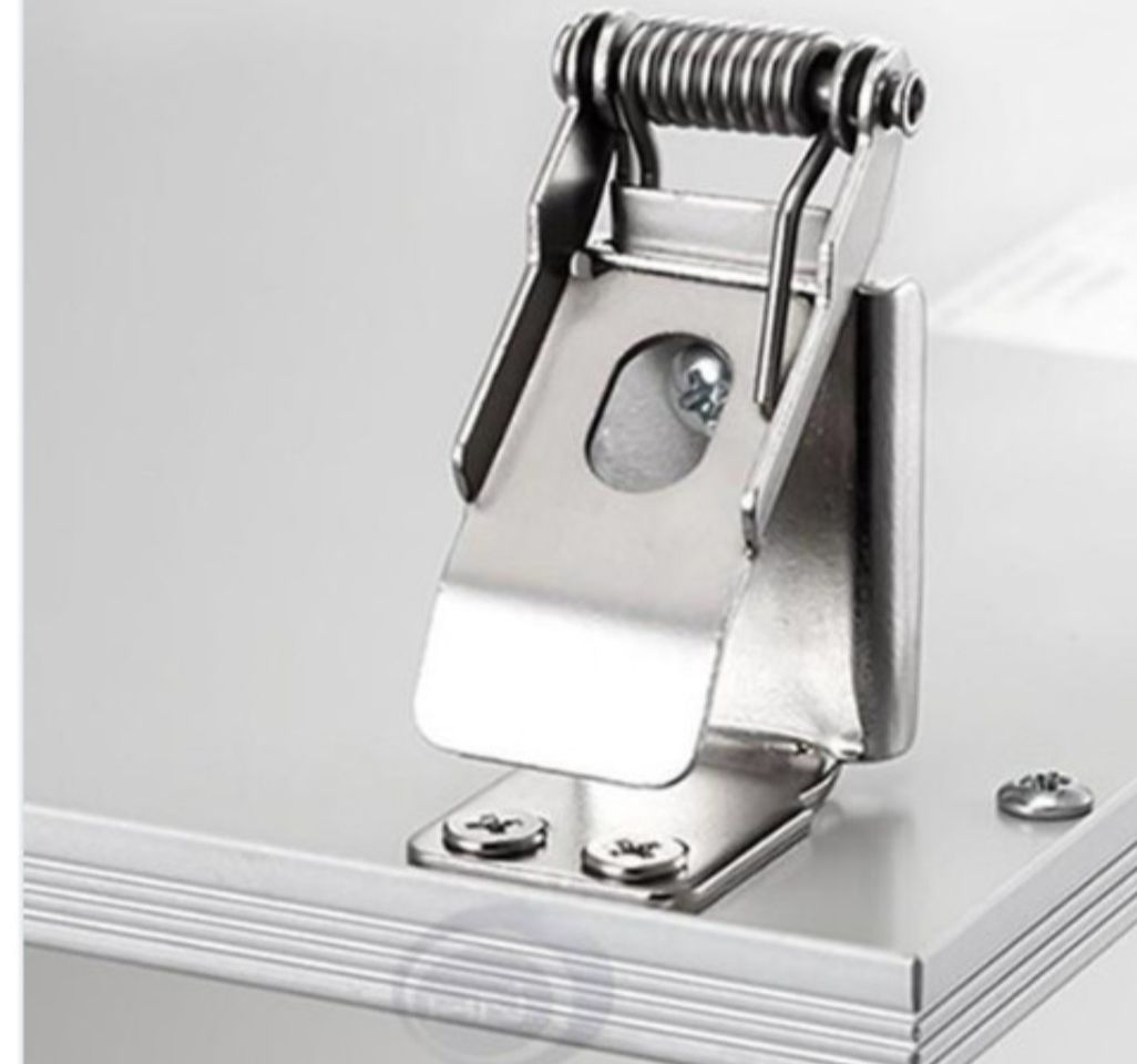 Bộ 4 Tai kẹp đèn panel inox loại to