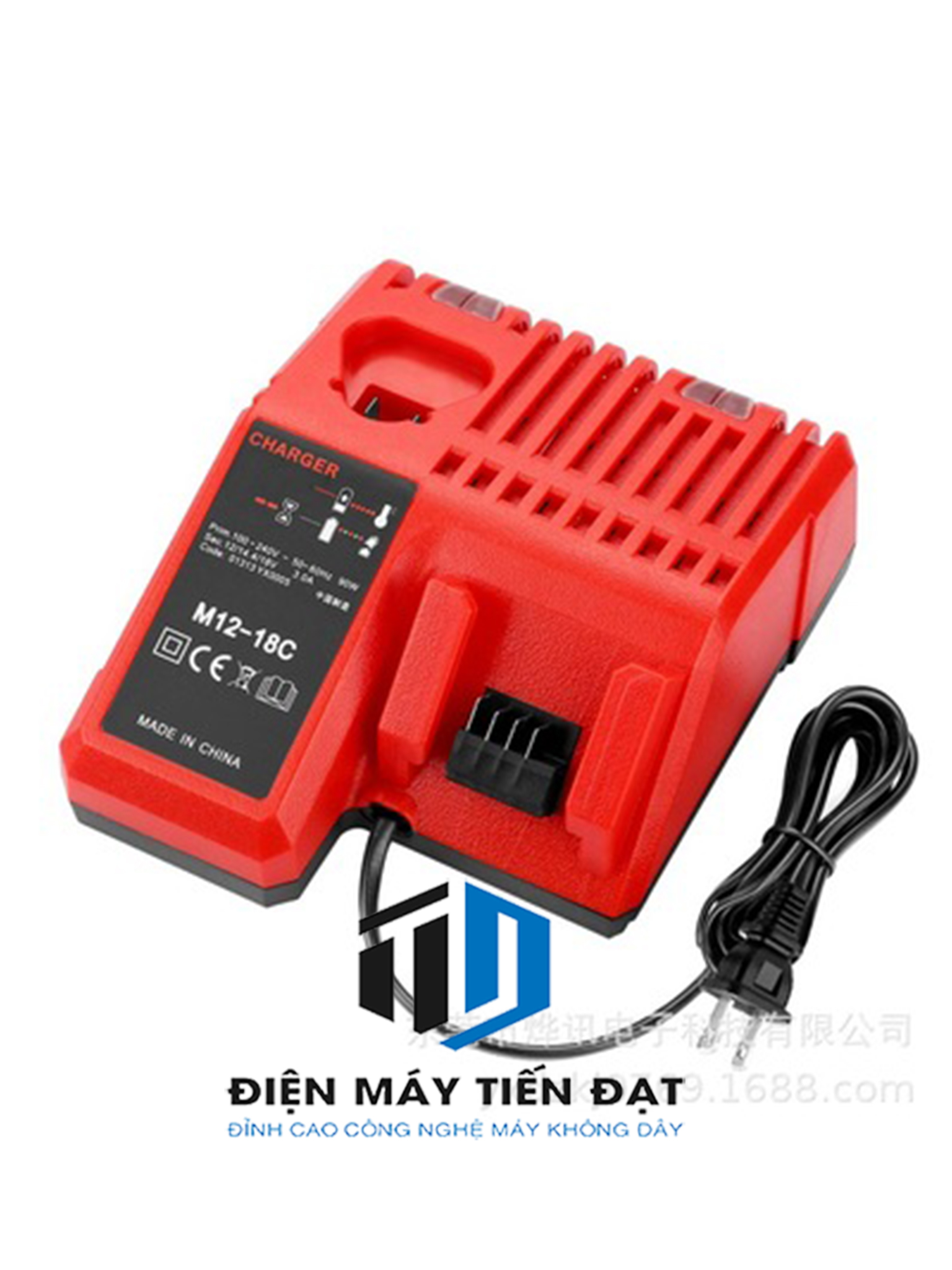 Sạc zin milwaukee m12; m18 - điện máy tiến đạt