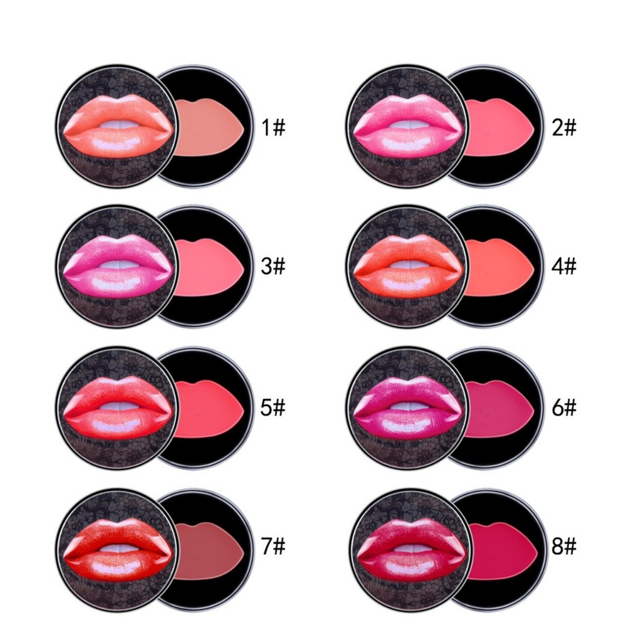 Lip stick cream lipstick with brush for gift