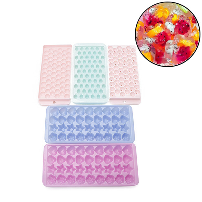 Bộ 5 khuôn thạch rau câu, thạch bi, trân châu trà sữa