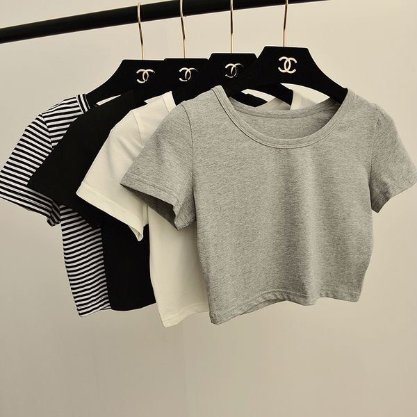 Áo croptop cổ tròn đẹp...