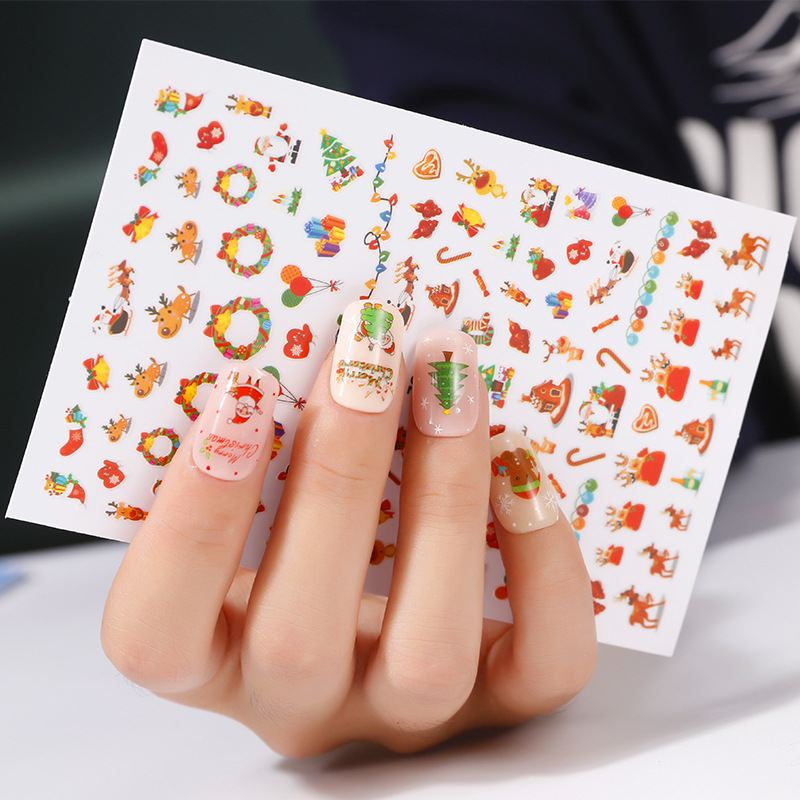 Sticker Trang Trí Móng Noel Siêu Đẹp ZS03