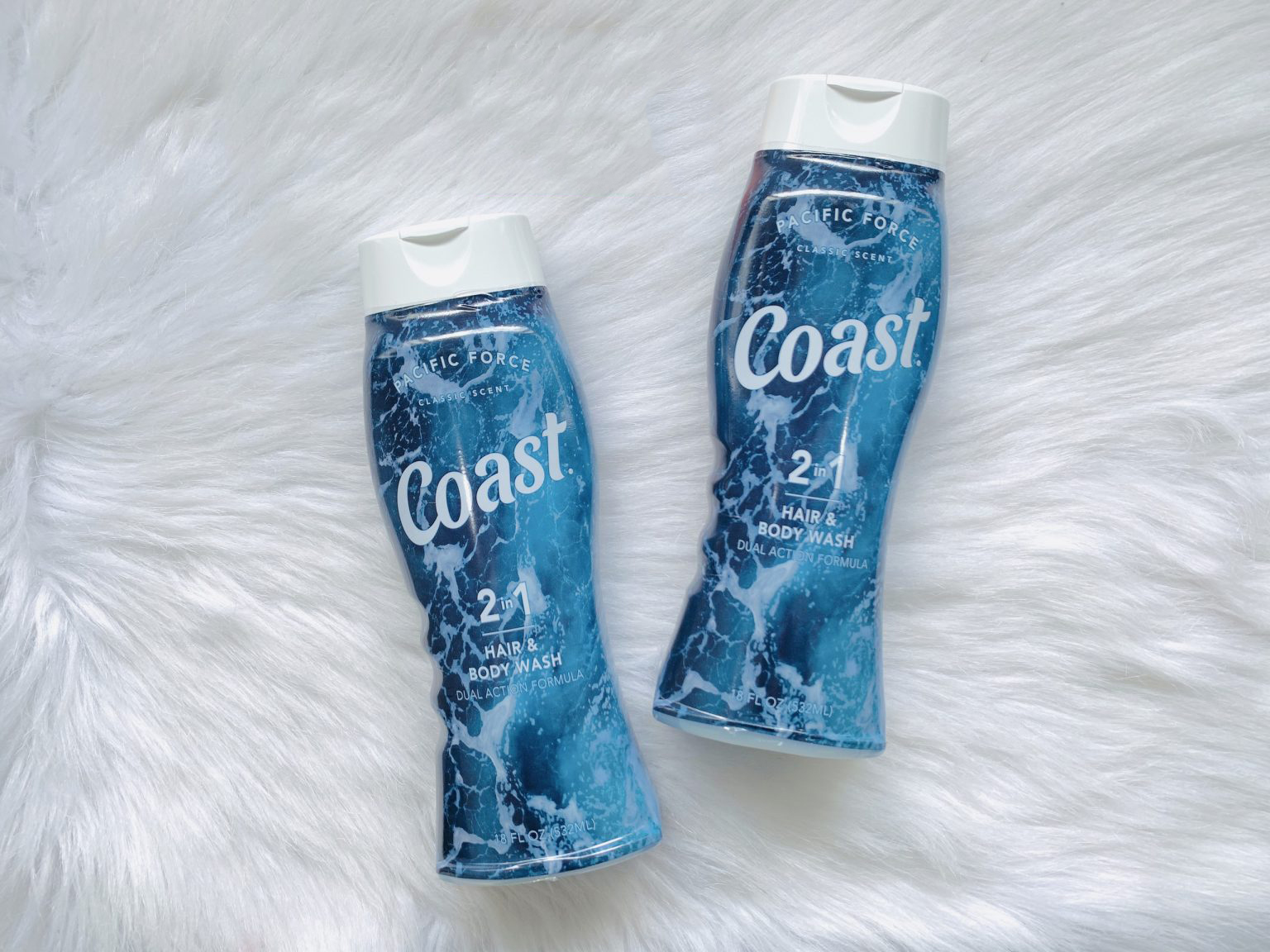 Sữa Tắm Gội Cho Nam Coast Classic Pacific Force Scent 532ml