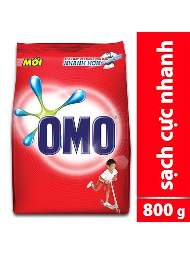 [HCM]Bột Giặt OMO Đỏ 800g