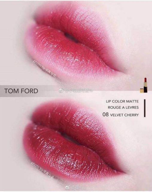 Son Tom Ford Lip Color Matte Màu Velvet Cherry