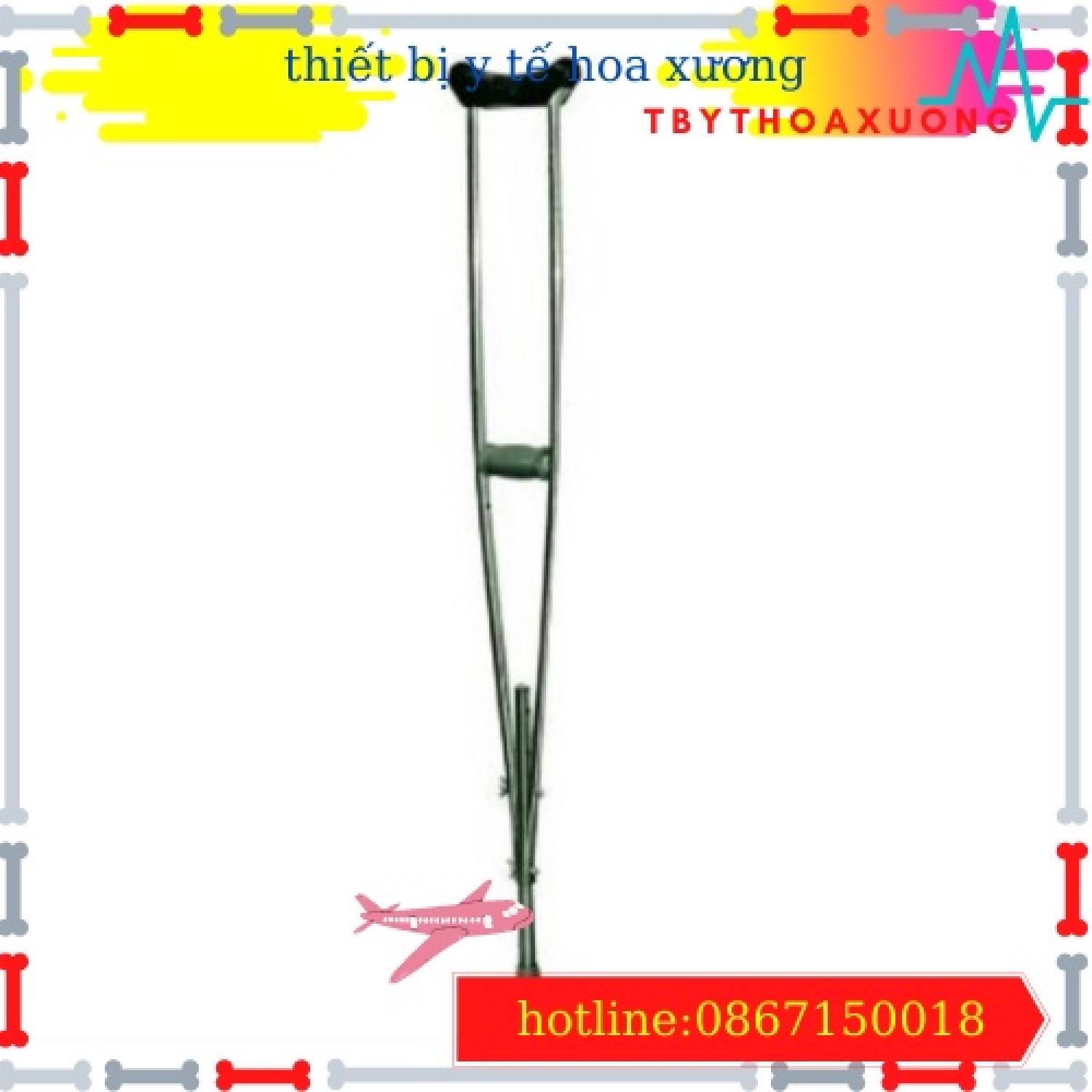 Đế Nạng Cao Su Thay Thế Cho Nạng Inox Việt Nam
