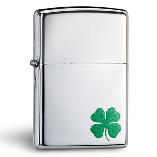 Bật lửa Zippo 24007 cỏ 4 lá may mắn