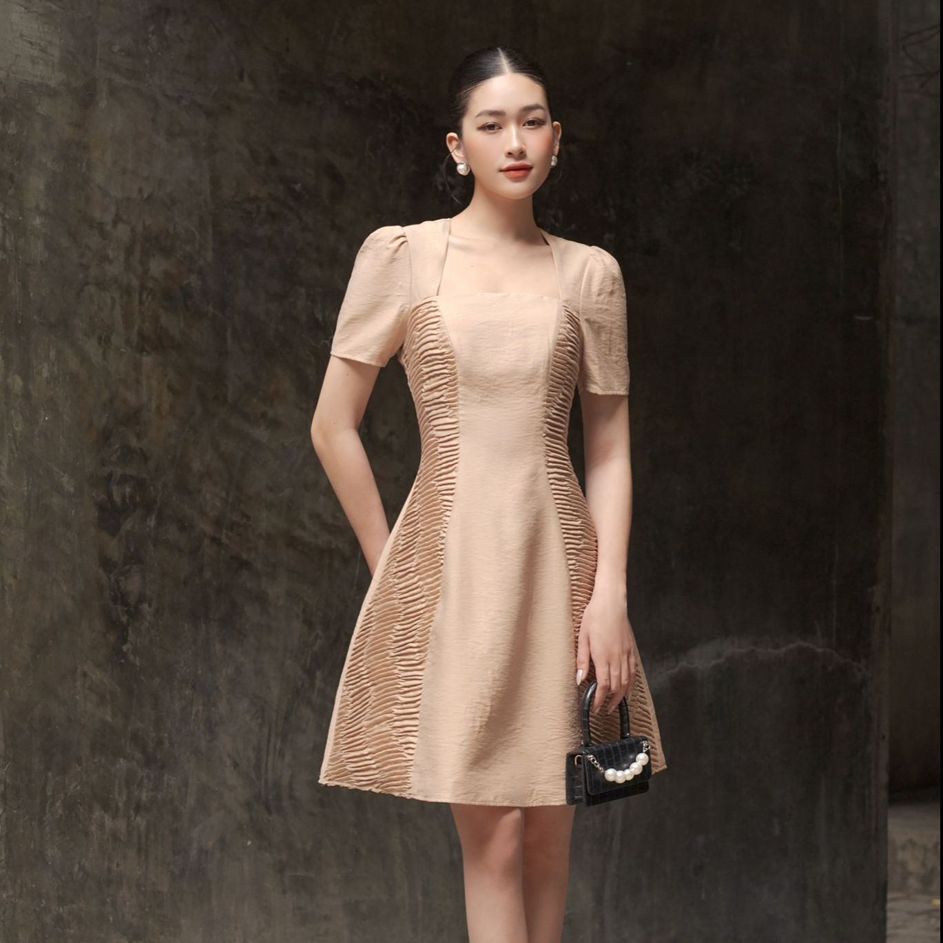 OLV - Đầm Rona Ruched Side Dress