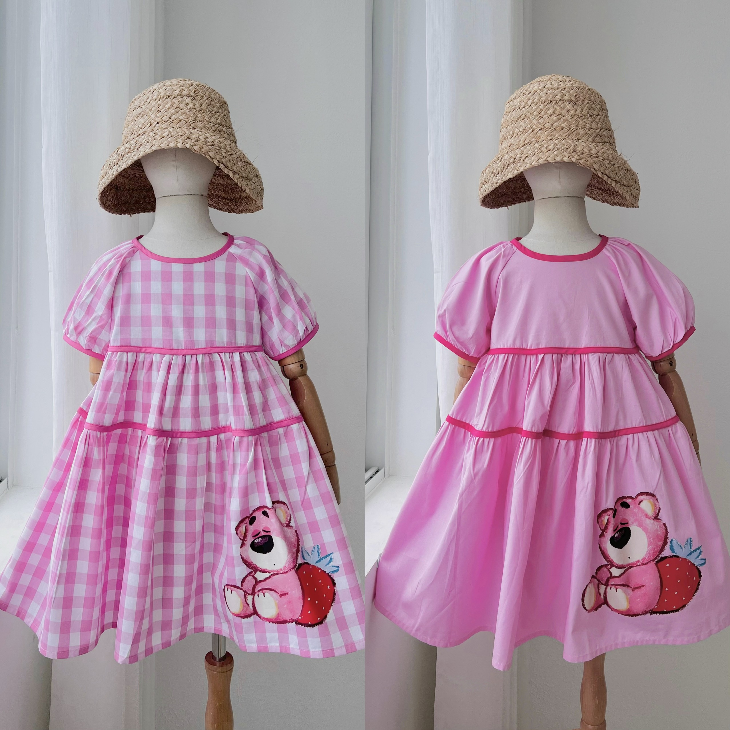 [NEW ARRIVAL] ĐẦM BÉ GÁI  BABYDOLL GẤU DÂU