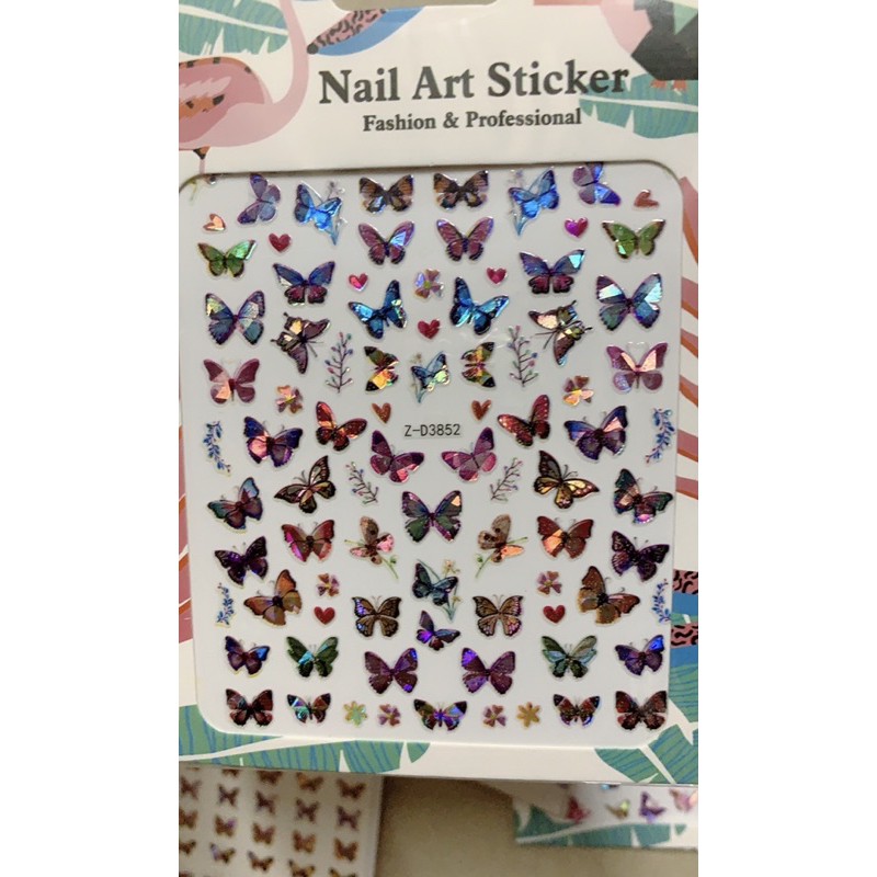 [NNails] sticker bướm nails