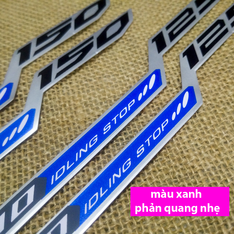 Tem dán xe TECHNO idling 150 - 125