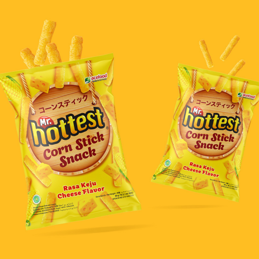 [WE LINK] Snack Mr. Hottest Vị Phô Mai 60G