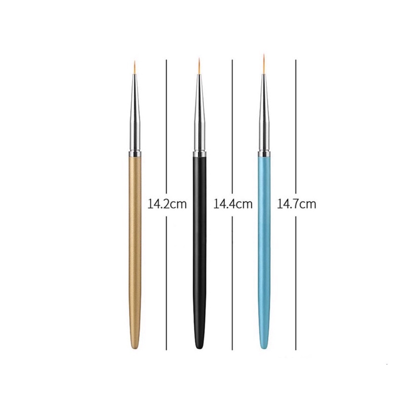 Set 3 cây cọ nét chuyên dụng cho dân làm móng