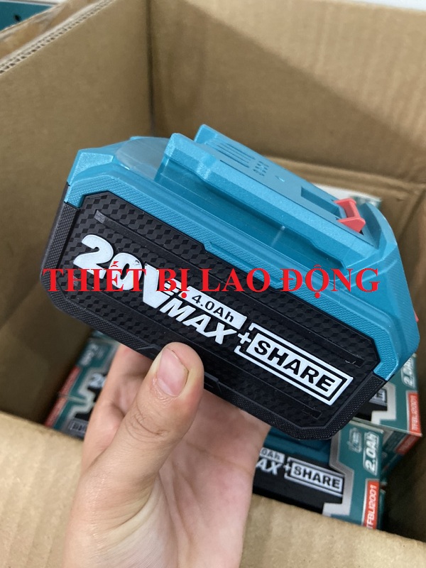 PIN LI-ION 20V-4Ah TOTAL - TFBLI2002 PHÙ HỢP CHO NHIỀU LOẠI MÁY TOTAL 20V