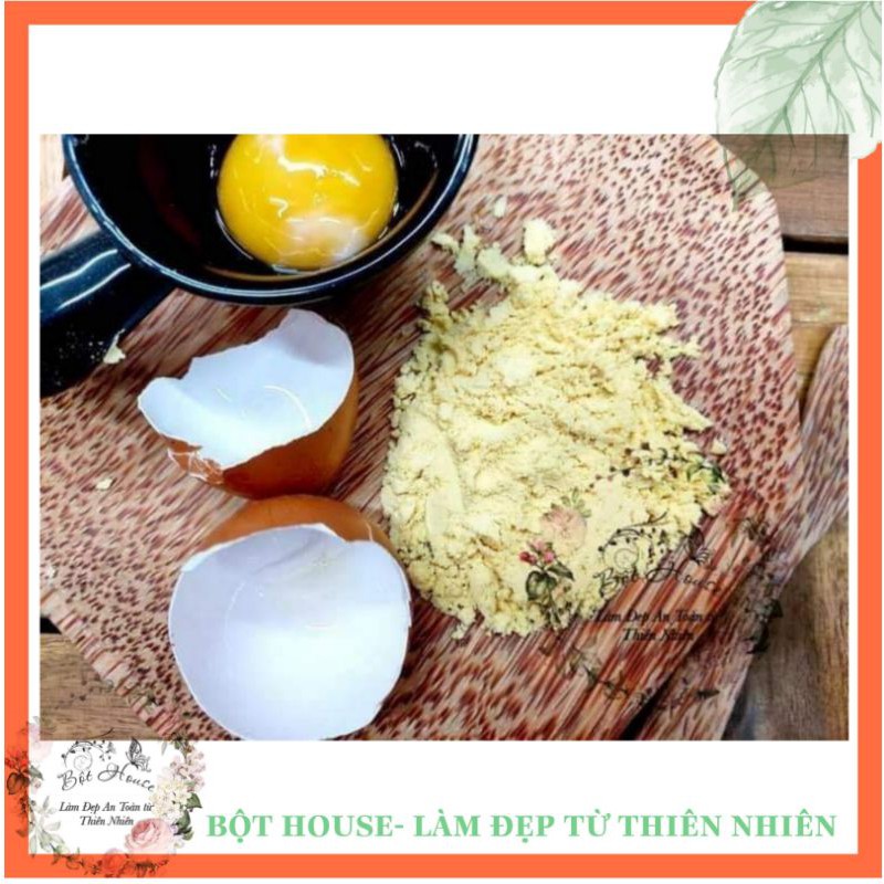 BỘT LÒNG ĐỎ TRỨNG GÀ HANDMADE DƯỠNG DA NHÀ BỘT