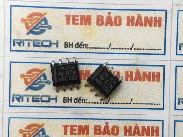 Combo 10 chiếc 78l05a ic nguồn sop-8 5v