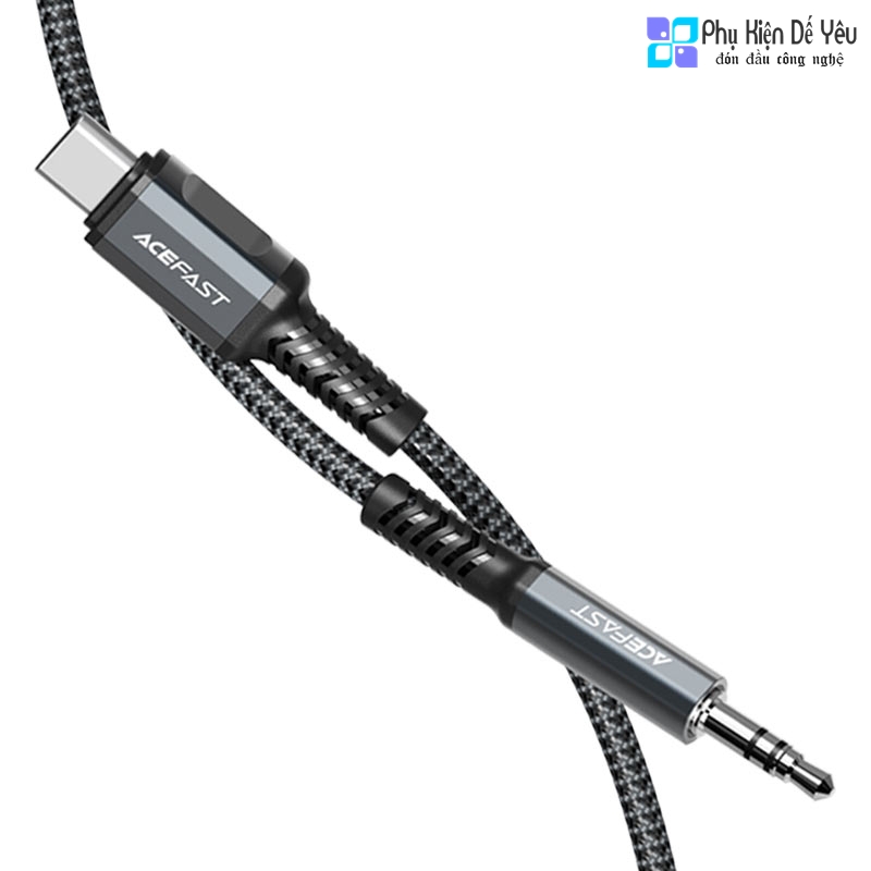 Cáp âm thanh AceFast C1-08 USB-C sang đầu đực 3.5mm (PHÂN PHỐI CHÍNH HÃNG)