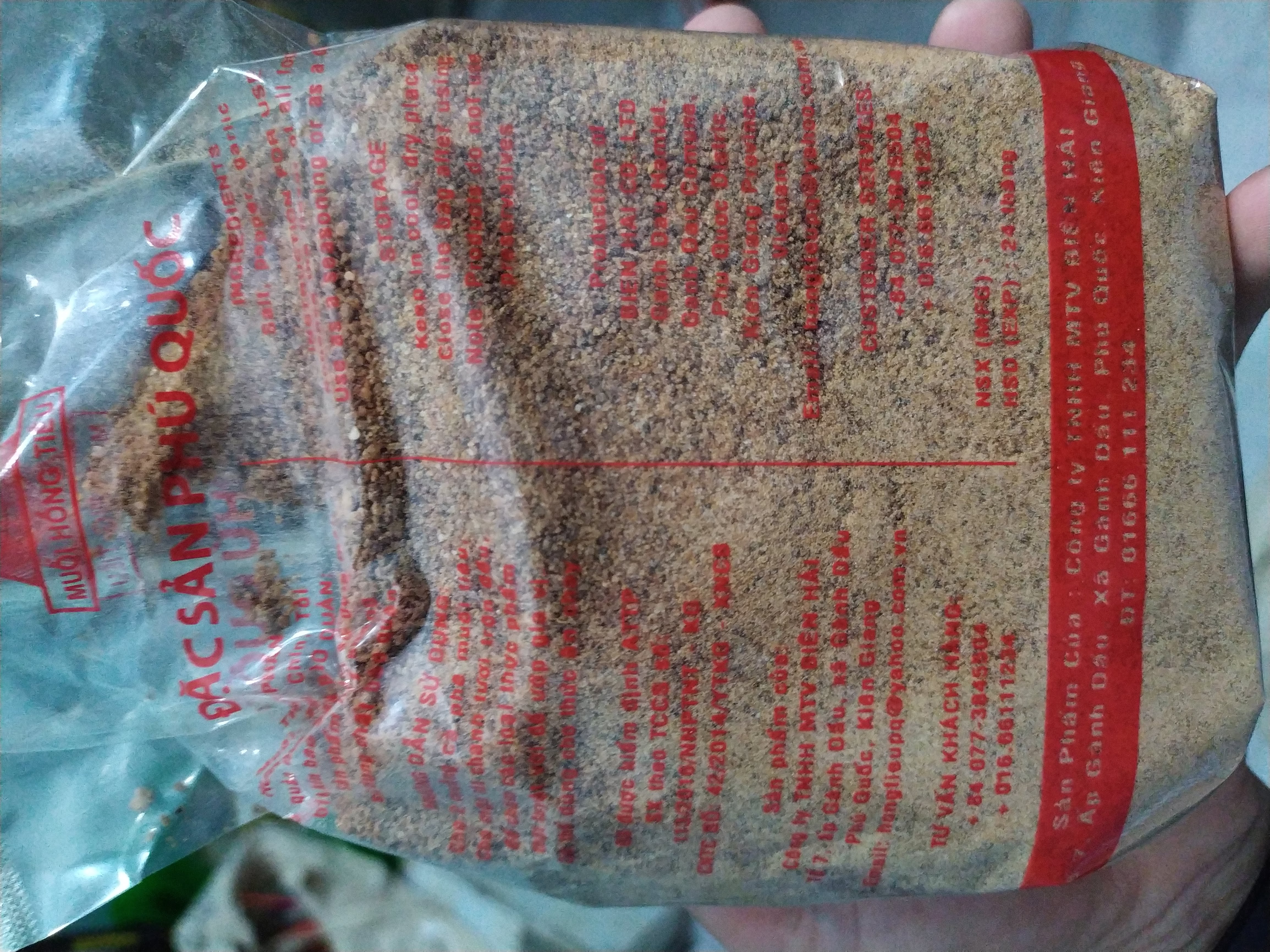 Muối Hồng tiêu Phú Quốc - 500gr