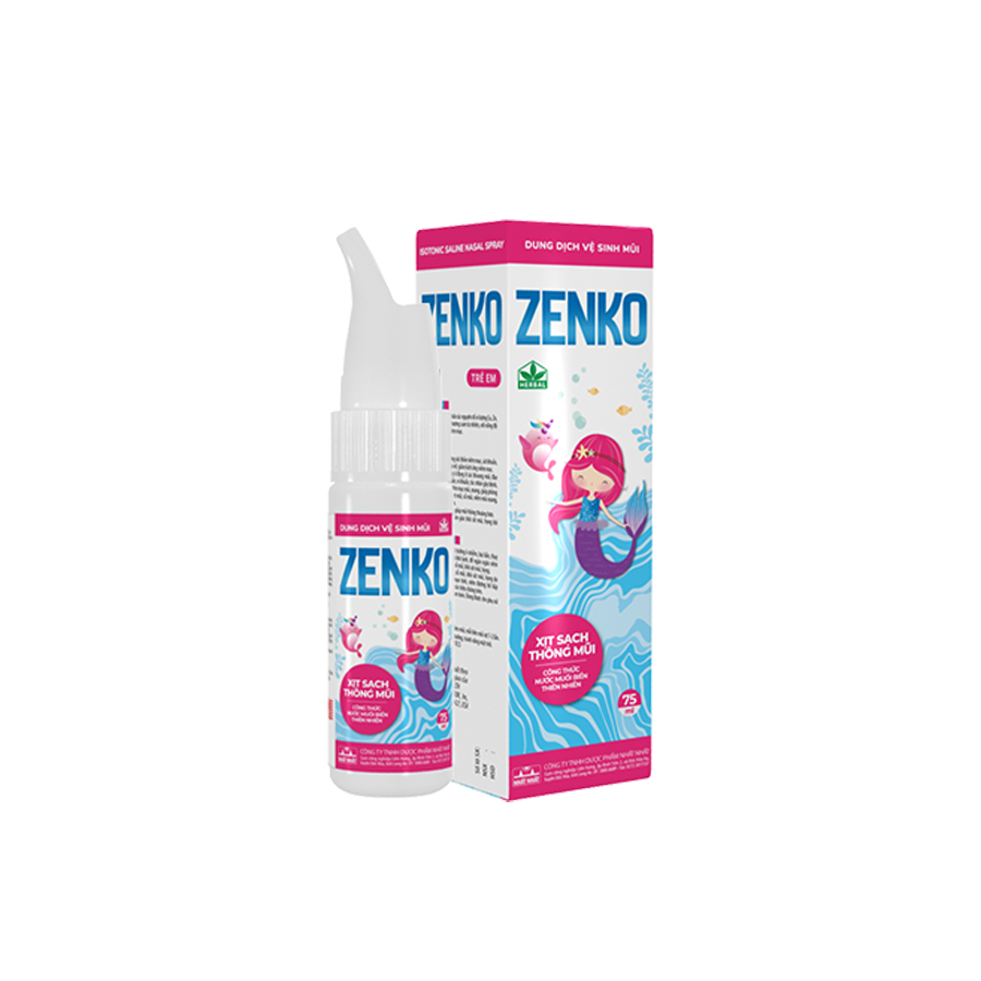 Dung dịch xịt vệ sinh mũi Zenko (Nhất Nhất)