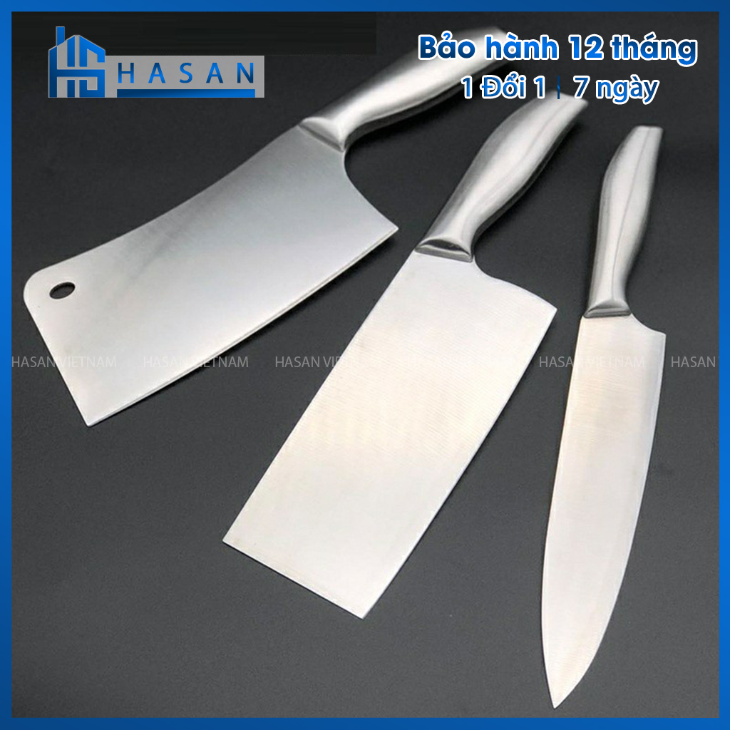 BÁO GIÁ Dao Làm Bếp Nhật Bản | Shopee Lazada Sendo Tiki mới nhất 70 Bộ Dao Làm Bếp Nhật Bản 3 Món Cao Cấp - Bộ Dao Làm Nhà Bếp Nội Địa Nhật Bản Chính Hãng - HASAN Việt Nam