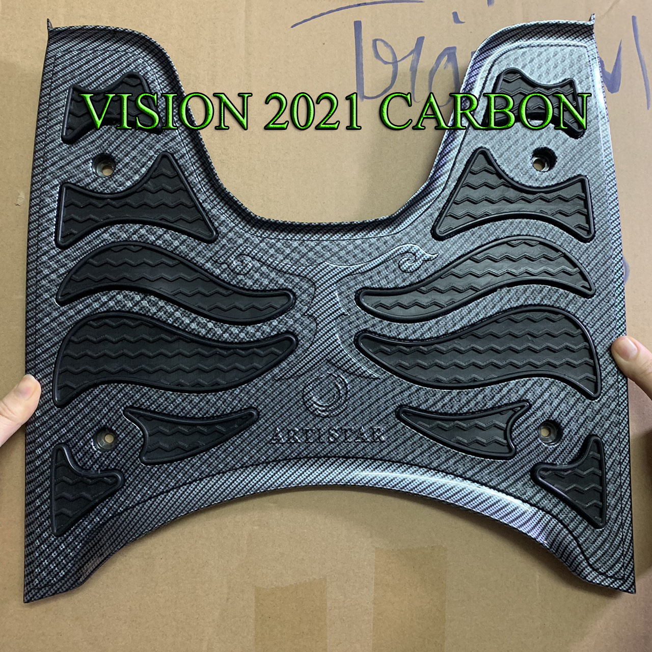 THẢM ĐỂ CHÂN VISION 2021 CARBON HÀNG CỦA ARTISTAR ( MỚI RA)