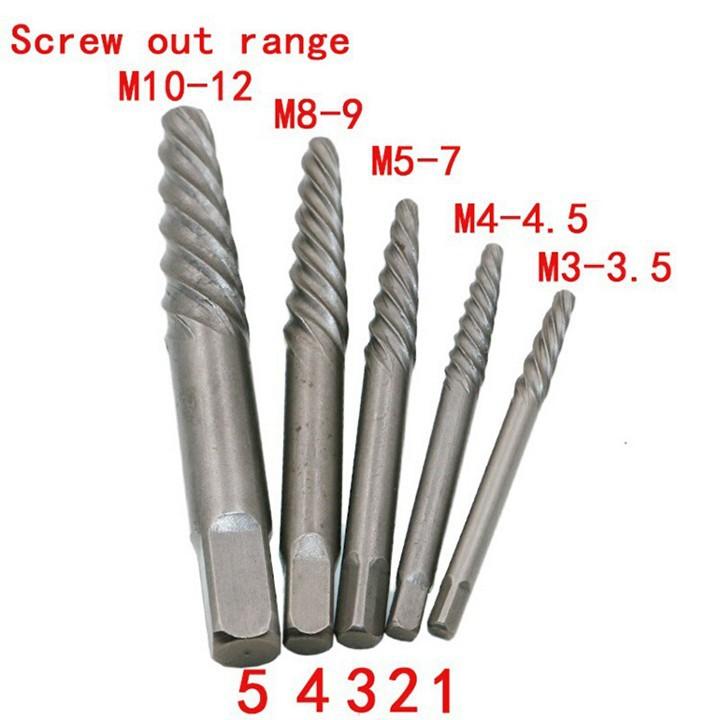Bộ dụng cụ tháo bu lông ốc vít gãy