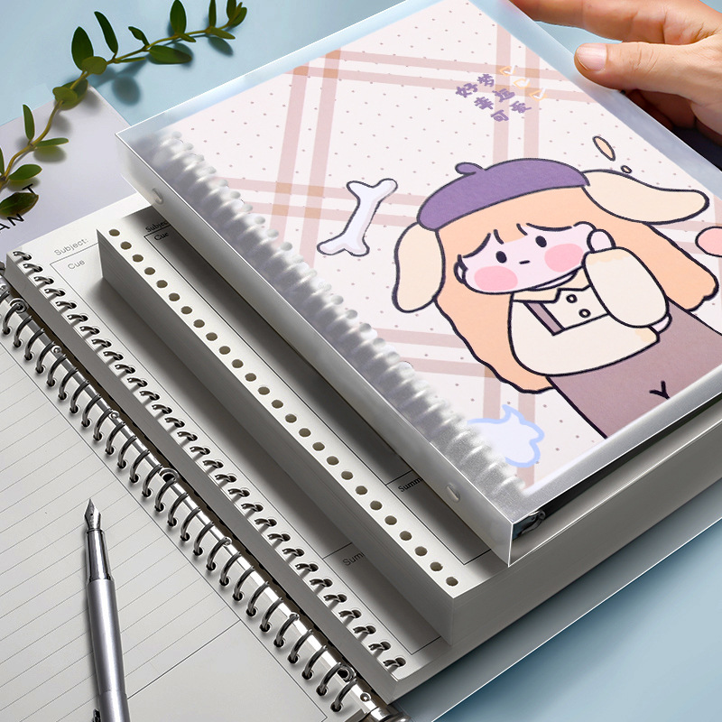 Sổ còng A5 B5, sổ Binder giấy caro dot refill làm sổ kế hoạch planner