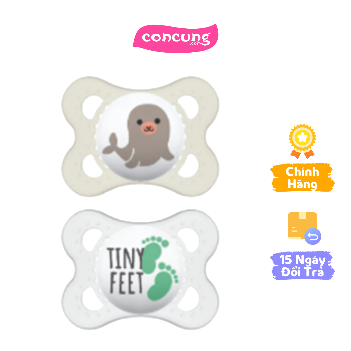 Ty ngậm Mam Original 2-6m (unisex) (2 cái/set)