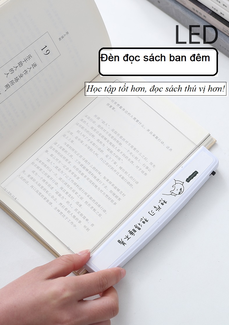 Đèn đọc sách ban đêm dạng kẹp tiện lợi