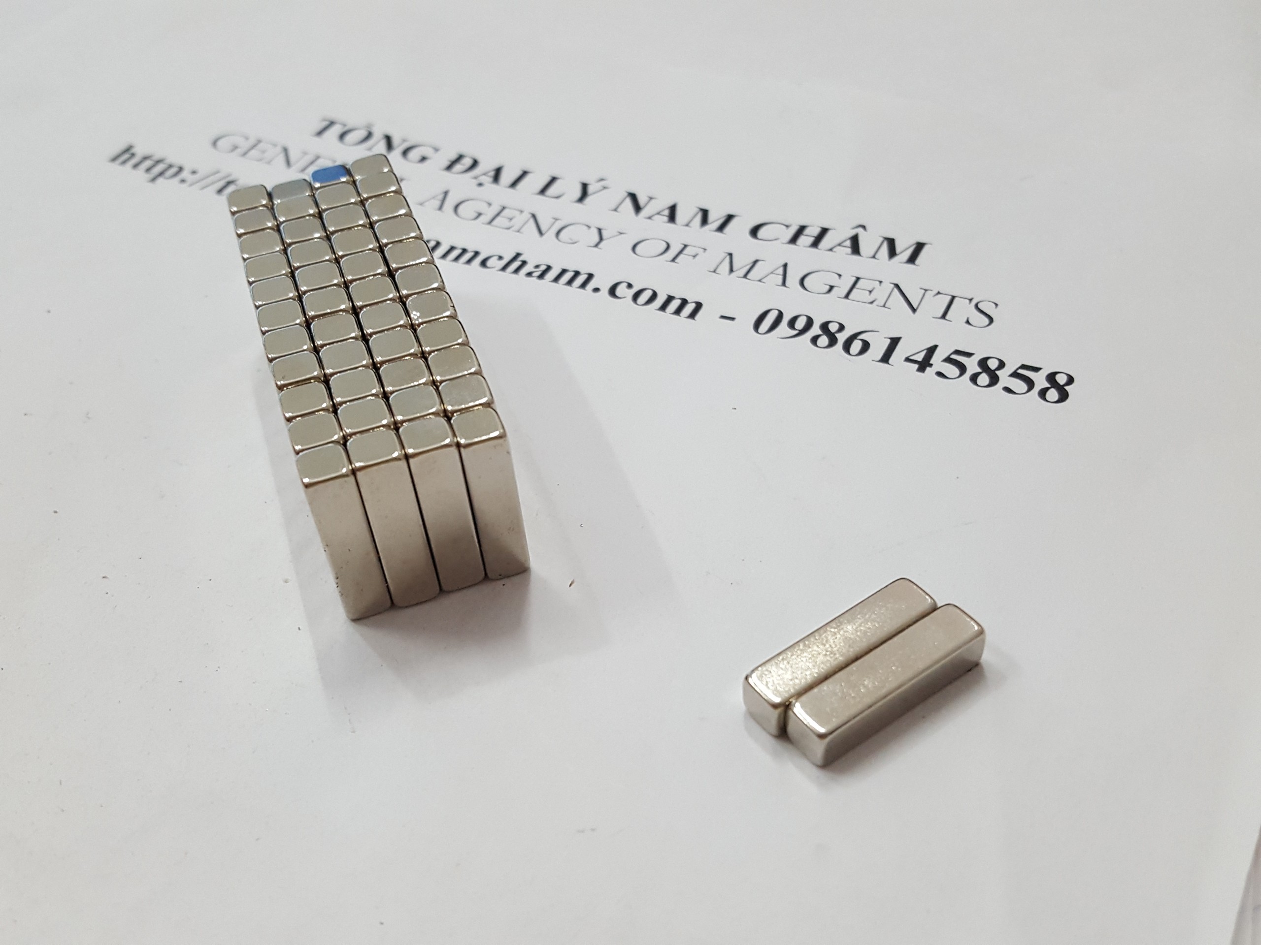 20 viên nam châm 20x5x5mm