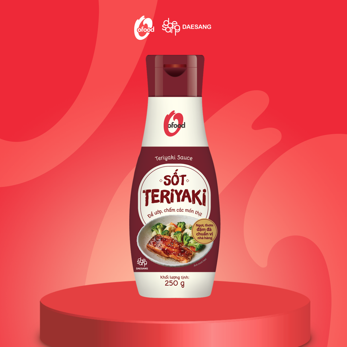 Sốt teriyaki hoàn chỉnh O’food chai 250g