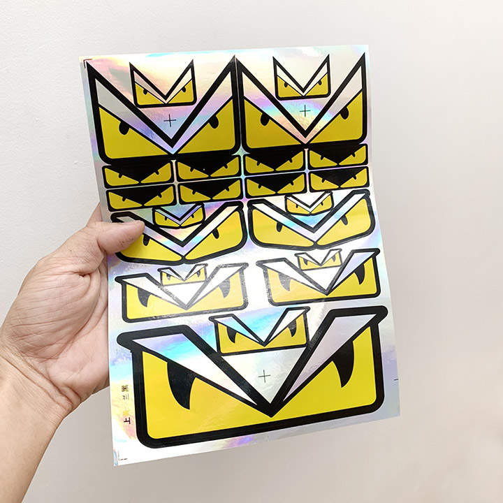 [HCM]Tem Dán Xe Máy Trang Trí [ Mẫu Fendi ]