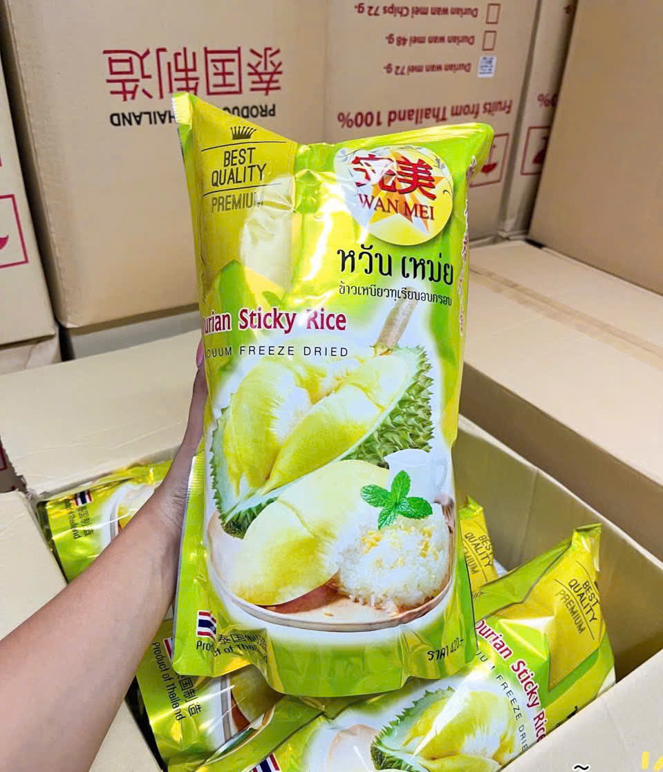 Sầu riêng sấy và trái Cây Sấy Thái Lan