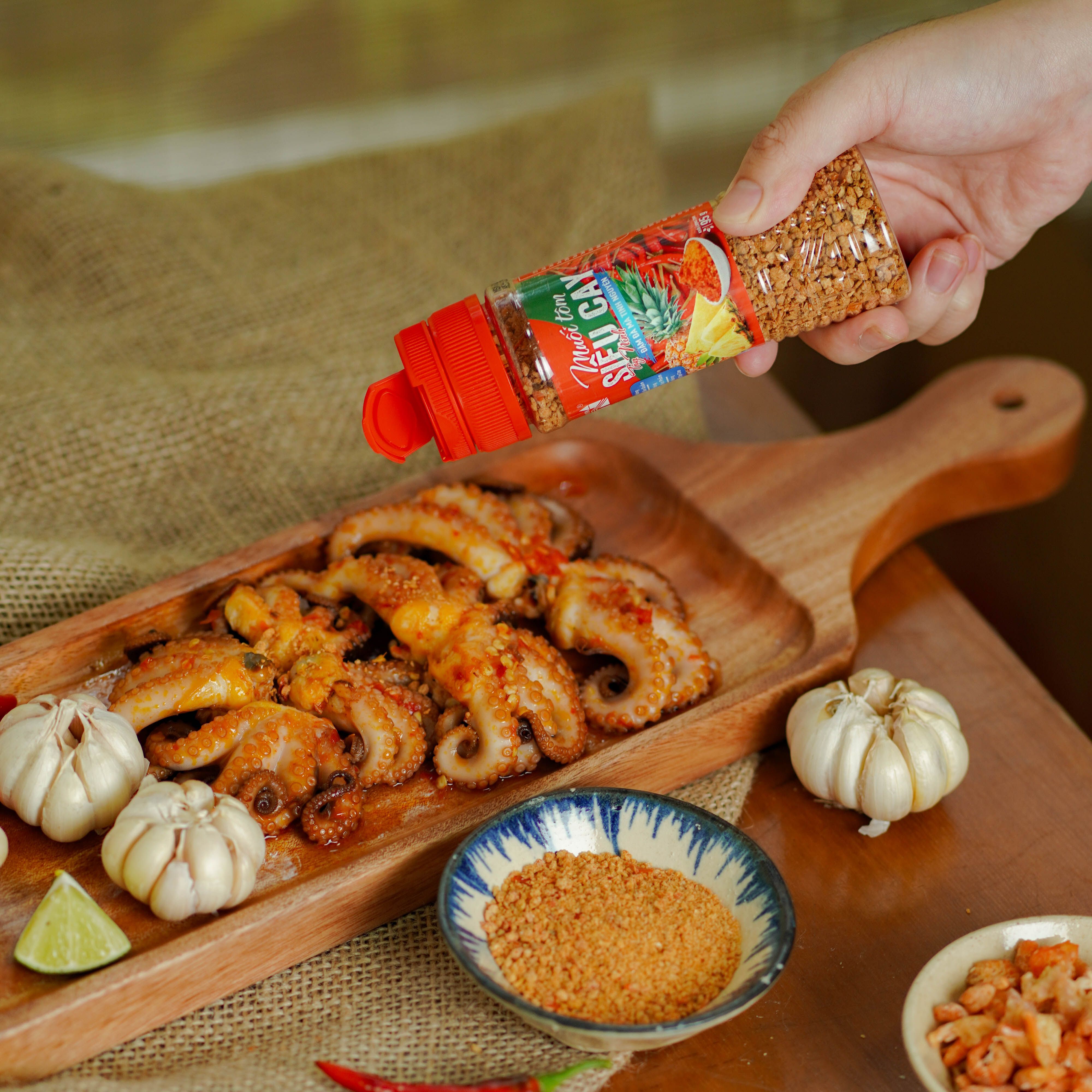 Muối Tôm Siêu Cay Tây Ninh Tinh Nguyên (95g)