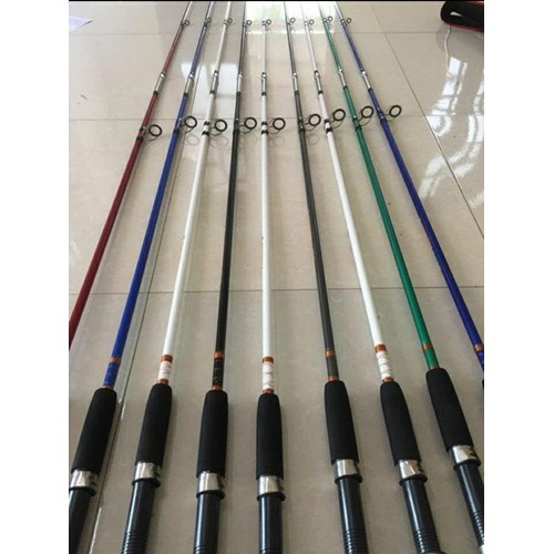Cần 2 khúc đặc shimano 1m65, 1m8, 2m1, 2m4, 2m7