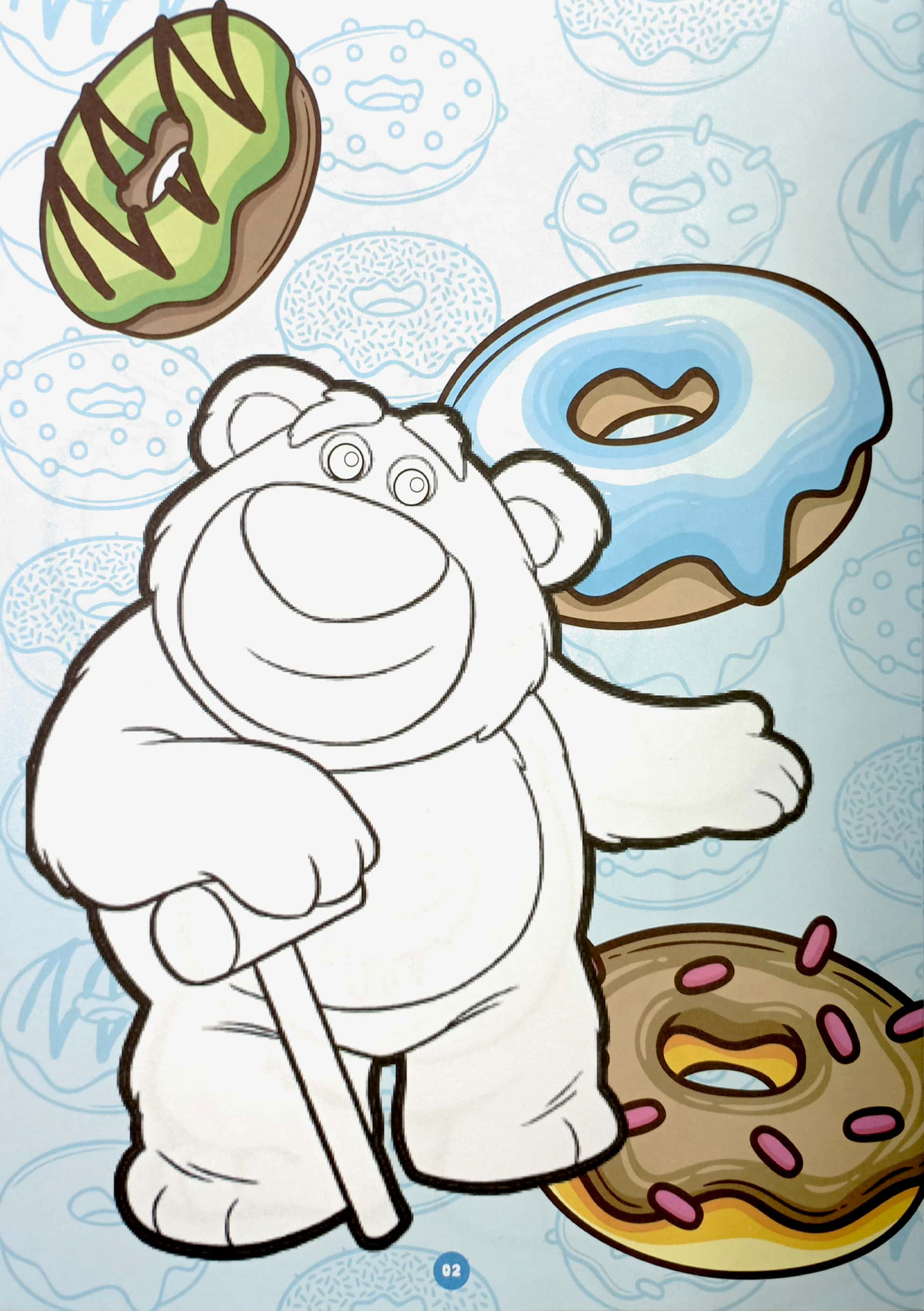 Sách - Bé Tô Màu - Gấu Lotso - Bộ 4 Cuốn