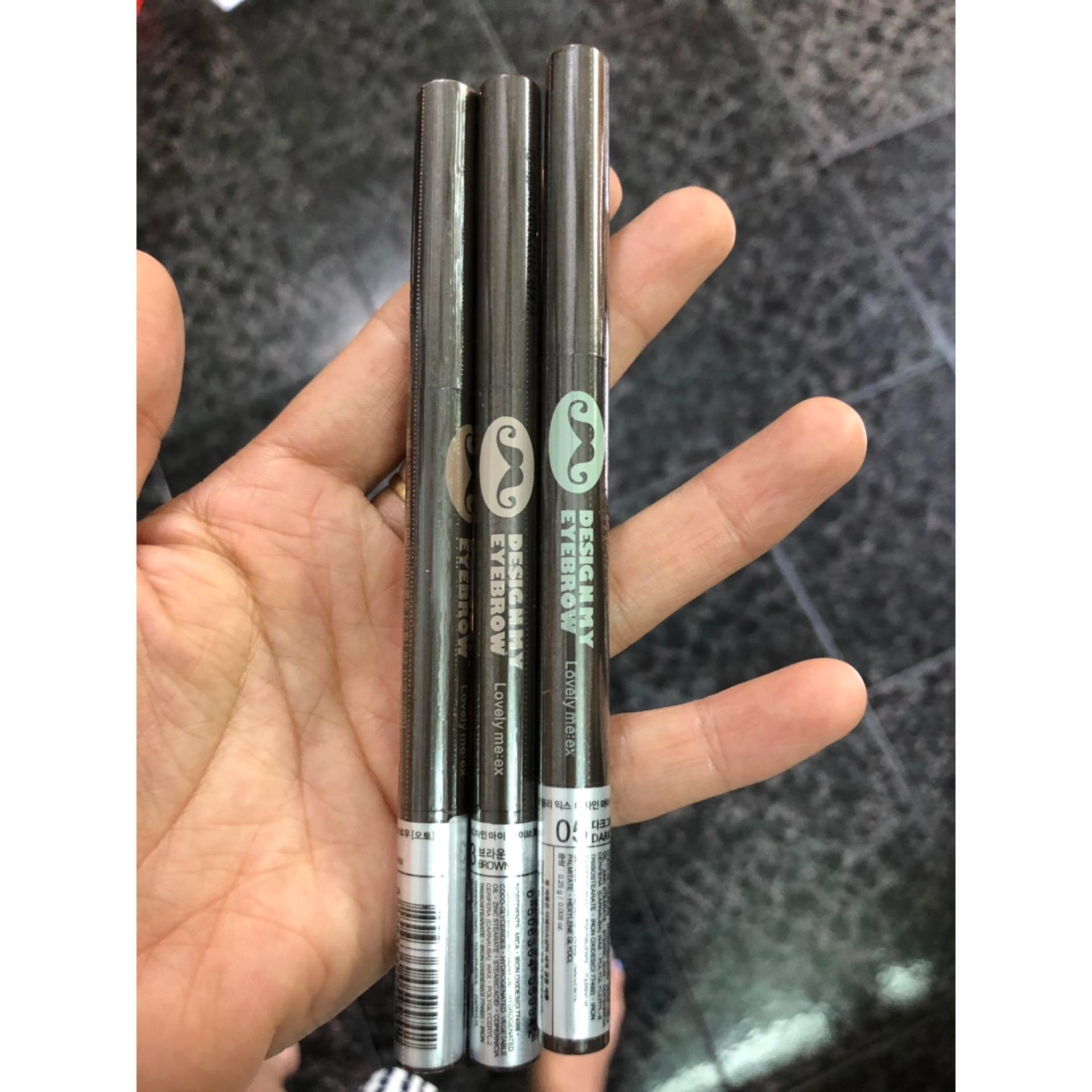 Chì kẻ Lông mày ngang Hàn Quốc mà xám đen 05