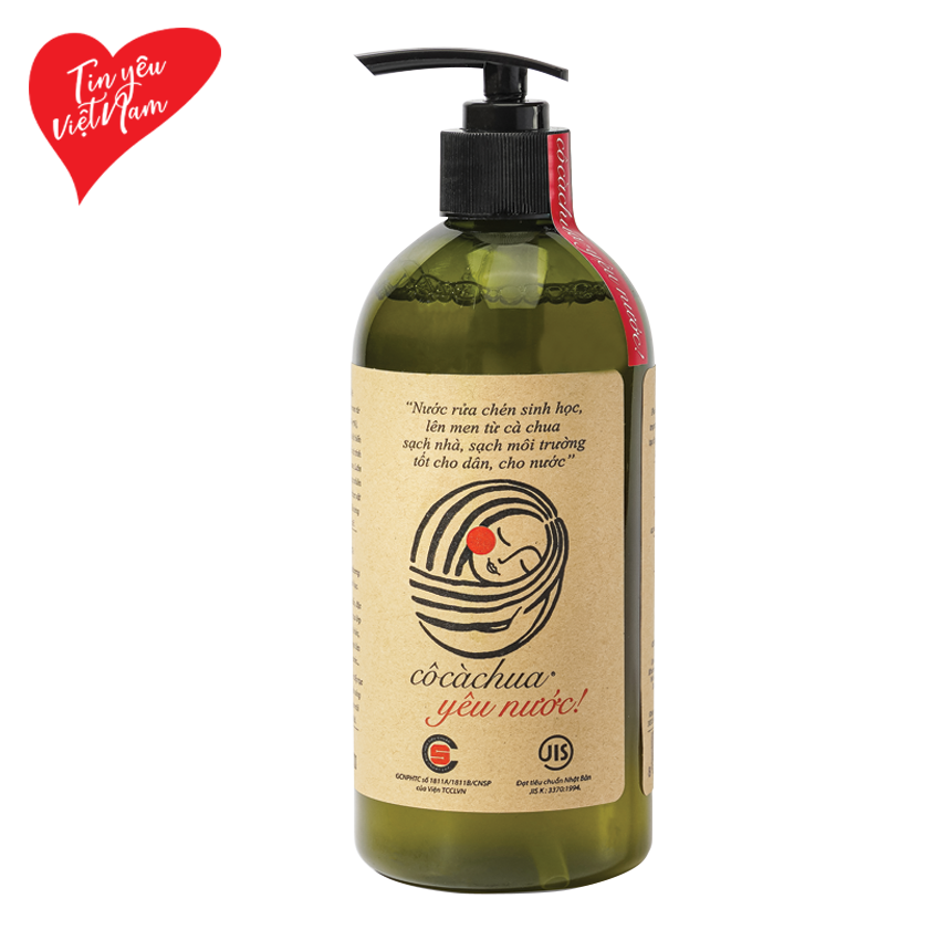 Nước rửa chén sinh học lành tính từ quả cà chua 500ml