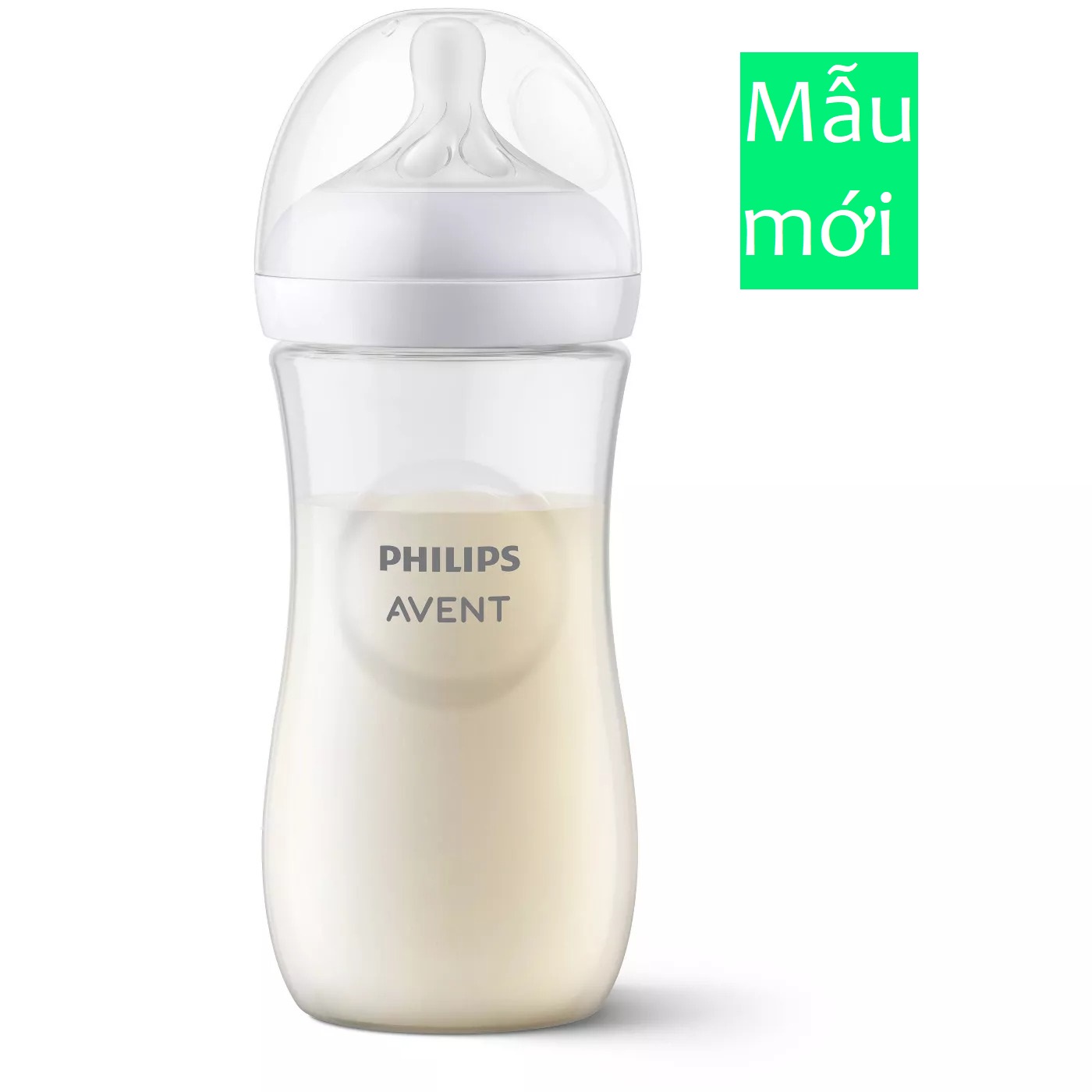 Bình sữa Avent Natural dung tích 330ml núm của bình cho bé trên 6 tháng