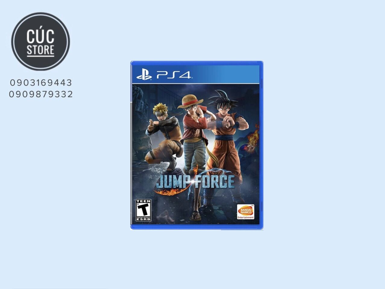 Đĩa chơi game PS4: Jump Force