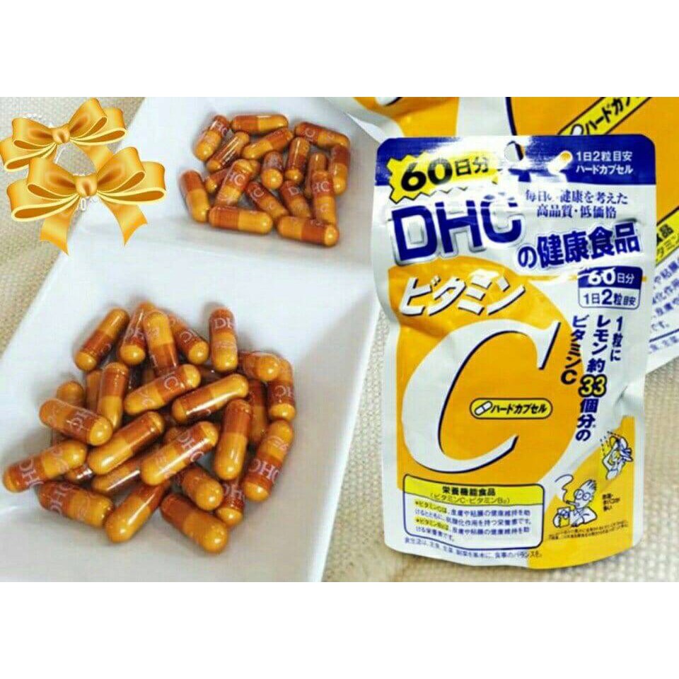 Viên uống Vitamin C DHC 120v 60 ngày