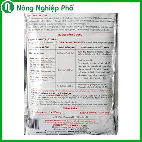 GÓI 1 KG - PHÂN VI SINH TRICHODERMA ĐIỀN TRANG