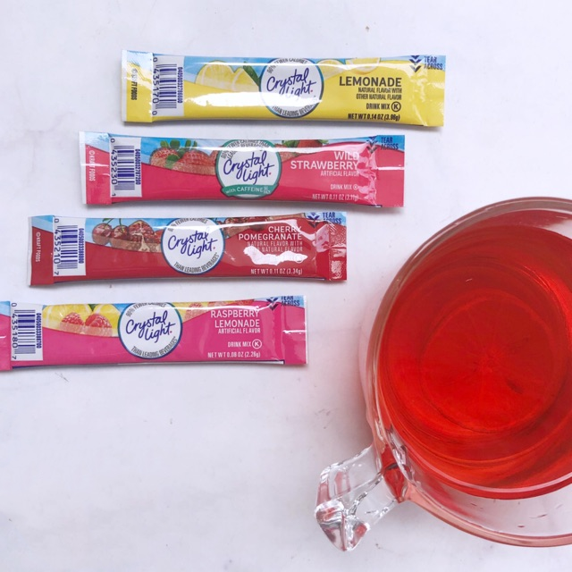 Crystal Light Drink ( Lemonade, Raspberry Lemonade, Wild Strawberry, Cherry Pomegranate ) USA