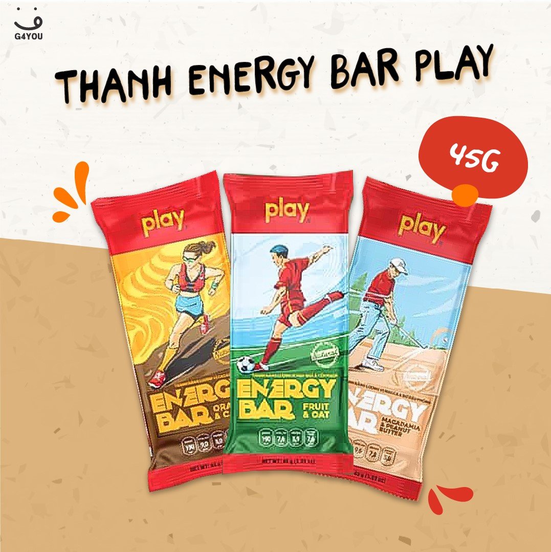 Thanh năng lượng energy bar 3 vị 45g 1 thanh