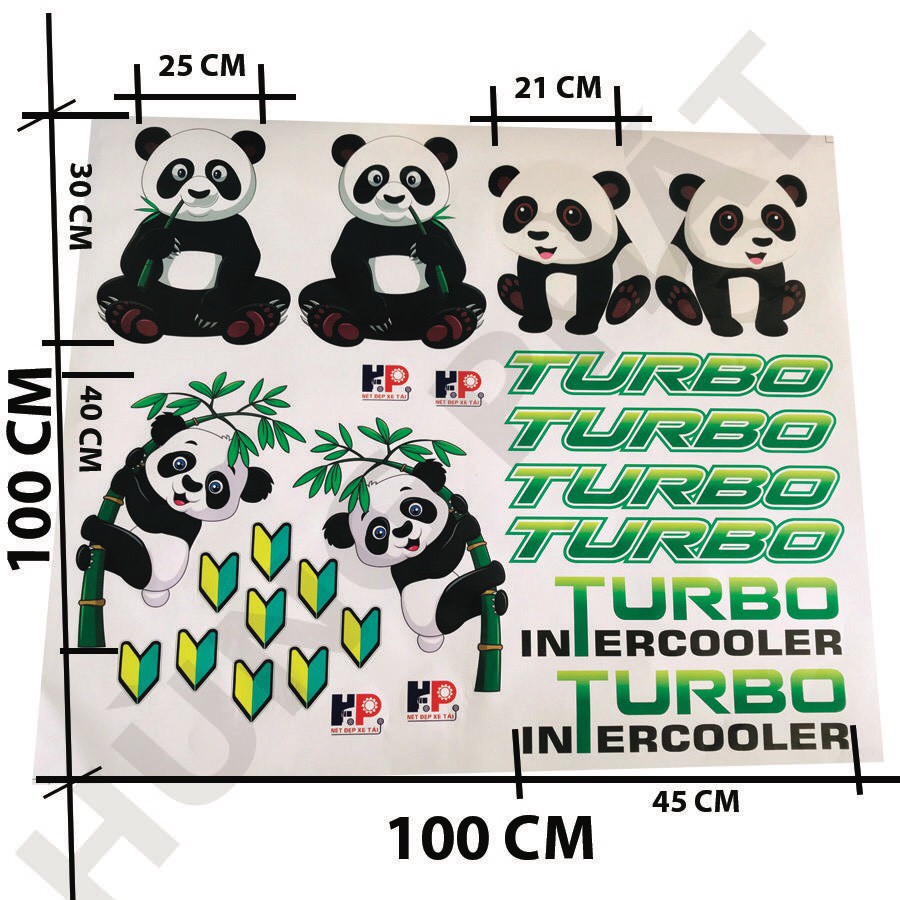 Tem độc lạ giá rẻ combo gấu trúc