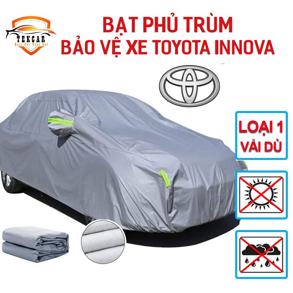 [Toyota Innova] awning umbrella fabric covered covered protect cars Toyota Innova material fabric umbrella Oxford high-grade, boss, tarpaulin coating Car 7 seat sunscreen, anti-heat, anti-scratch, anti-rain outdoor, outer surface smooth ball